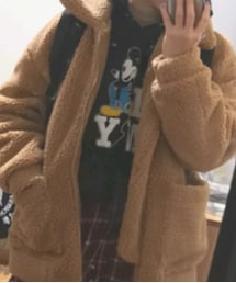 SHEIN | ムートンコート