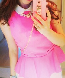 DRESS gallery | ピンクペプラムトップス(シャツ/ブラウス)