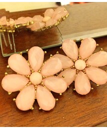 FOREVER 21 | ベビーピンクフラワーピアス(ピアス（両耳用）)