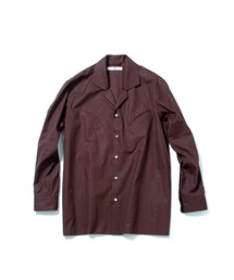 soe | 100/2 cotton poplin open collar shirt(シャツ/ブラウス)