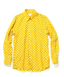 soe | POLKA DOTS BROAD CLOTH BASIC REGULAR COLLAR(シャツ/ブラウス)