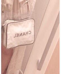 DAISO | DAISOのクリアバッグをアレンジして、CHANELのポーチを入れてみた(バッグ)