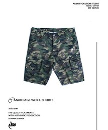 AES | 09/08 AES 12A/W ISSUE - CAMOFLAGE WORK SHORTS(その他パンツ)