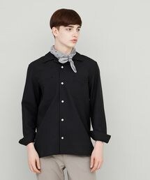 EMMA CLOTHES | ワイドシルエット長袖オープンカラーシャツ(シャツ/ブラウス)