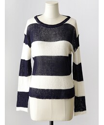 ボーダースケニットプルオーバー(その他トップス)