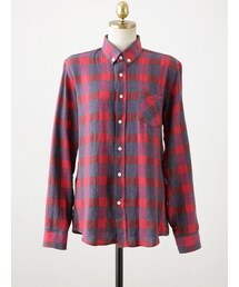 インパクトレッドチェックシャツ(シャツ/ブラウス)