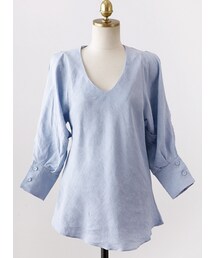 ショルカットリネンブラウス(シャツ/ブラウス)