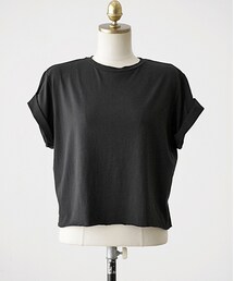 ムジドロップショルダークロップドtee(Tシャツ/カットソー)
