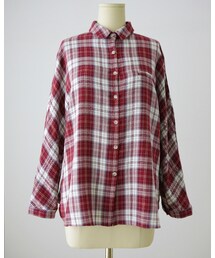 ルーズチェックシャツ(シャツ/ブラウス)