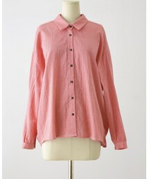 プチチェックオーバーサイズシャツ(シャツ/ブラウス)