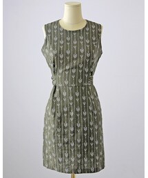 ２レンウエストストラップタテラインワンピース(ワンピース)