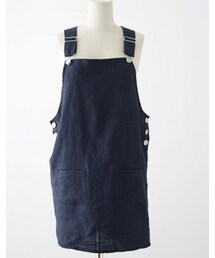 リネンサロペットワンピース(ワンピース)