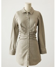 ウエストタックシャツワンピース(ワンピース)