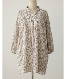 ペイズリーレースラインワンピース(ワンピース)