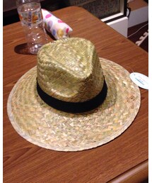 元は100均の麦藁w | ハット