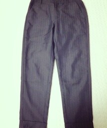 GU | ピンストライプ パンツ(その他パンツ)