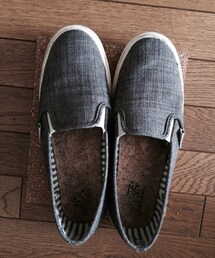 VANS | グレー スリッポン(スニーカー)