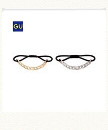 GU | チェーンヘアゴムセット(ヘアゴム)
