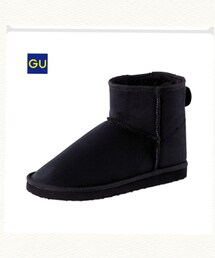 GU | ブラックムートンブーツ S(ブーツ)