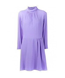 NINA RICCI | NINA RICCI RUNWAY PURPLE SILK CREPE DRESS(ドレス)