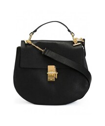 Chloe | CHLOÉ BLACK LARGE DREW GRAINED NAPPA LEATHER BAG(トートバッグ)