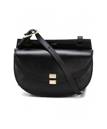 Chloe | CHLOÉ GEORGIA BLACK LEATHER CROSSBODY BAG(バックパック/リュック)