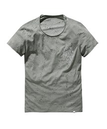 [fiver] 포켓 프린트 페인팅 티셔츠(Tシャツ/カットソー)