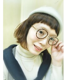  ayameのレトロな丸メガネ(メガネ)