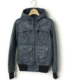 HYSTERIC GLAMOUR | レザーブルゾン(ブルゾン)