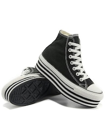 CONVERSE | CONVERSE黑色高筒厚底(スニーカー)