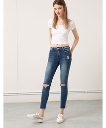 Bershka | Bershka ripped skinny jeans(デニムパンツ)