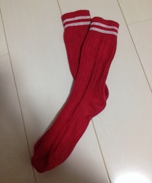 UNIQLO | 赤い靴下♪(ソックス/靴下)