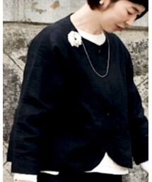 dgy | ノーカラージャケット