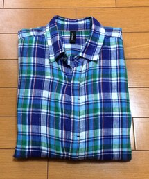 NOLLEY'S goodman | リネンチェックシャツ(シャツ/ブラウス)