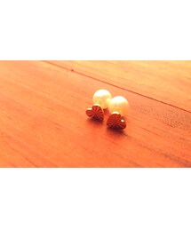 ﾊｰﾄ♡ﾋﾟｱｽ
+ﾊﾟｰﾙｷｬｯﾁ(ピアス（両耳用）)