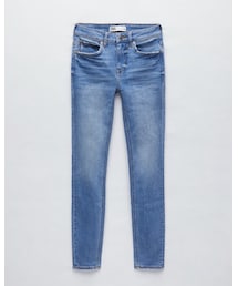 ZARA | ZW PREMIUM SOLIMAN BLUE スキニーパンツ 38(デニムパンツ)
