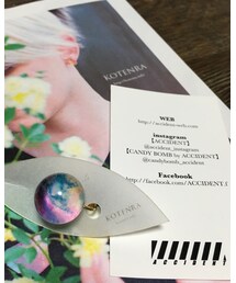 KOTENRA | 新宿ルミネの貸しスペースで購入！ひとつひとつ職人さんの手描き！素敵なブランド〜〜(イヤリング)