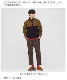UNIQLO | フリースハーフジッププルオーバー(Tシャツ/カットソー)