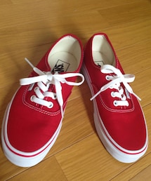 VANS | 赤_スニーカー(スニーカー)
