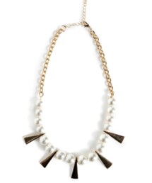 dholic_メタルパールチェーンネックレス(ネックレス)