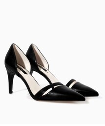 ZARA WOMAN | ストラップディテール入りハイヒールパンプス(パンプス)