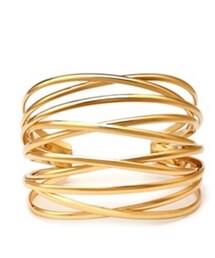 FOREVER 21 | クリスクロスカットアウトカフ(バングル/リストバンド)