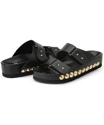 suecomma bonnie | stud buckle strap sandal(サンダル)