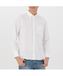 無印良品 | オーガニックコットン洗いざらしオックスボタンダウンシャツ(シャツ/ブラウス)