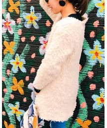 ZARA | ノーカラージャケット