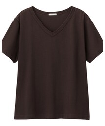GU | カラーVネックT(Tシャツ/カットソー)