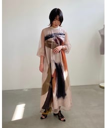 Ameri | LOUISE ART DRESS(ワンピース/ドレス)