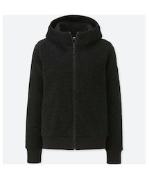 UNIQLO | ブロックテックフリースボアパーカ（長袖）(パーカー)
