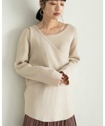 LOWRYS FARM | リブアシメ2Pプルオーバー(ニット/セーター)