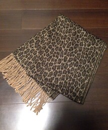 no brand | ヒョウ柄マフラー(マフラー)